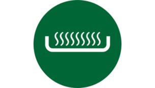 Flat heating elements for fast boiling and easy cleaning