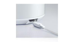 Detachable power cord for convenient storage