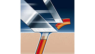 เทคโนโลยีการโกน Super Lift & Cut ที่มีระบบใบมีดแฝด