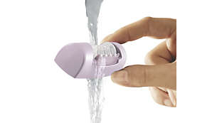 Umývateľná epilačná hlava pre extra hygienu a jednoduché čistenie