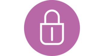 Clemă de închidere pentru mâner, care facilitează stocarea în siguranţă