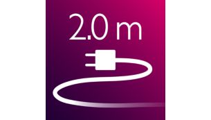 2 m cord for ease of use