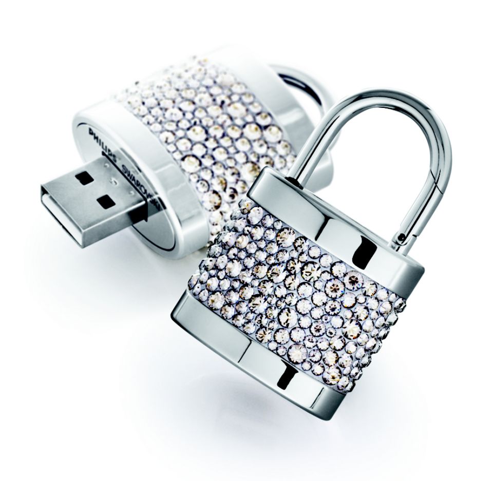 SWAROVSKI PHILIPS USBメモリー - PC周辺機器