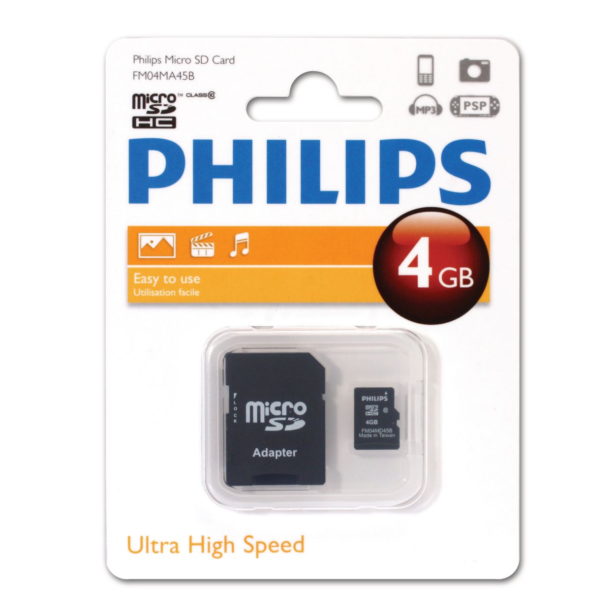 Benadering Verzorger Definitie Micro SD-kaarten FM04MA45B/10 | Philips