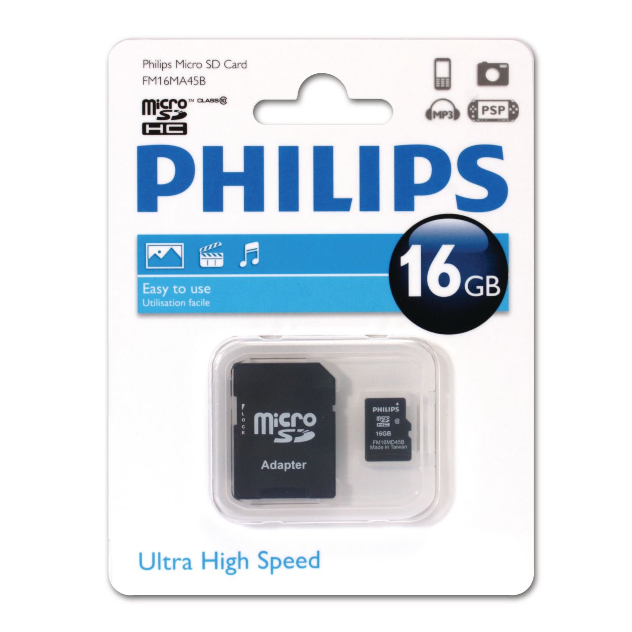 Micro SD cards FM16MA45B/97 Philips