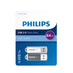 Philips Clé USB 8 Go Snow Edition 2.0 PHMMD8GB200 - Plug and play