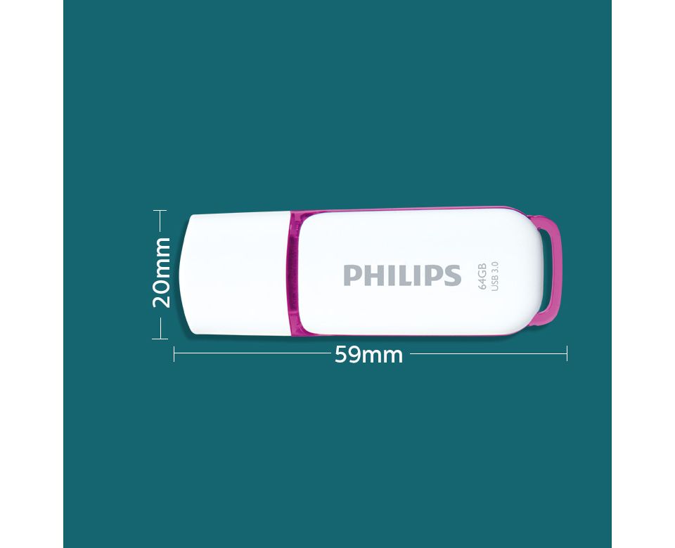 Philips fm16fd75b/10 bleu, blanc Clé USB FM16FD75B - Conforama