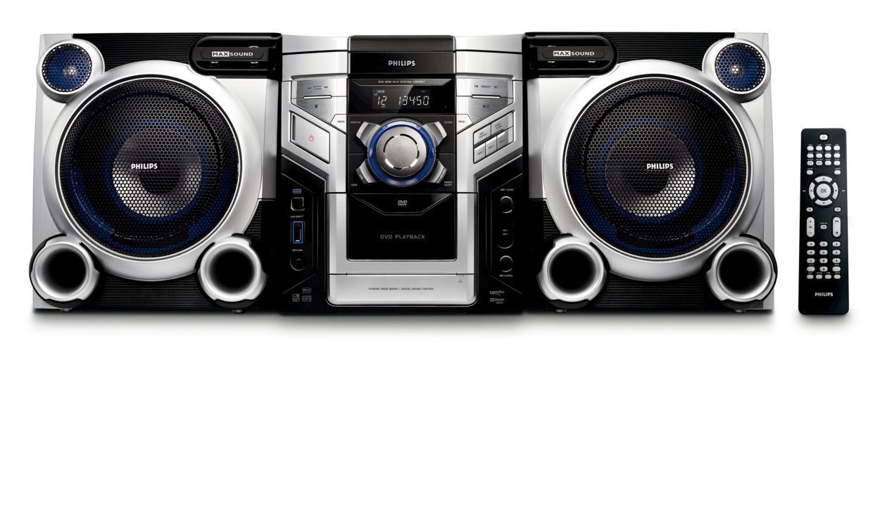 DVD Mini Hi-Fi System FWD397/98 | Philips