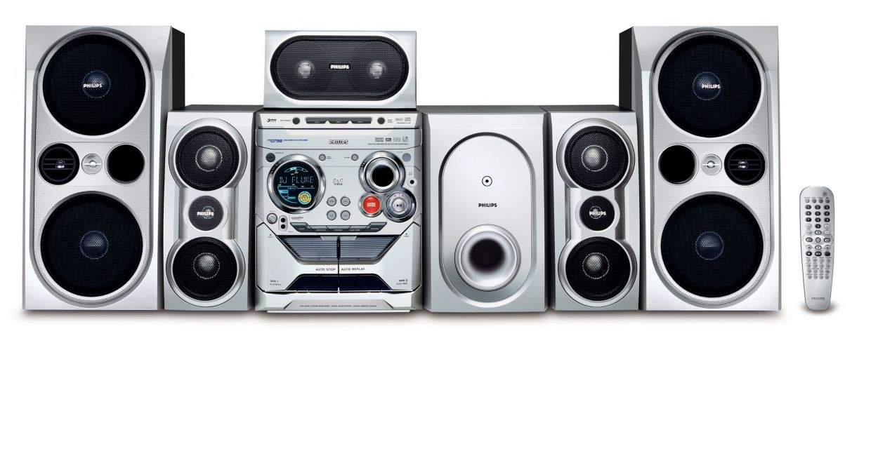 Mini HiFi System com DVD FWD798/55 Philips