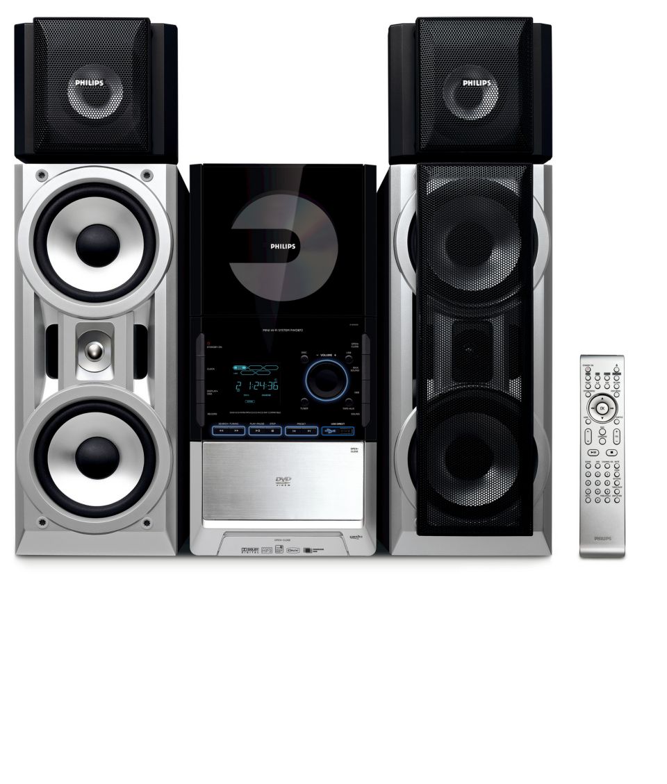 DVD Mini HiFi System FWD872/98 Philips