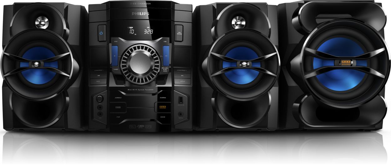 Mini chaîne stéréo murale 20w msx-600 bluetooth et nfc