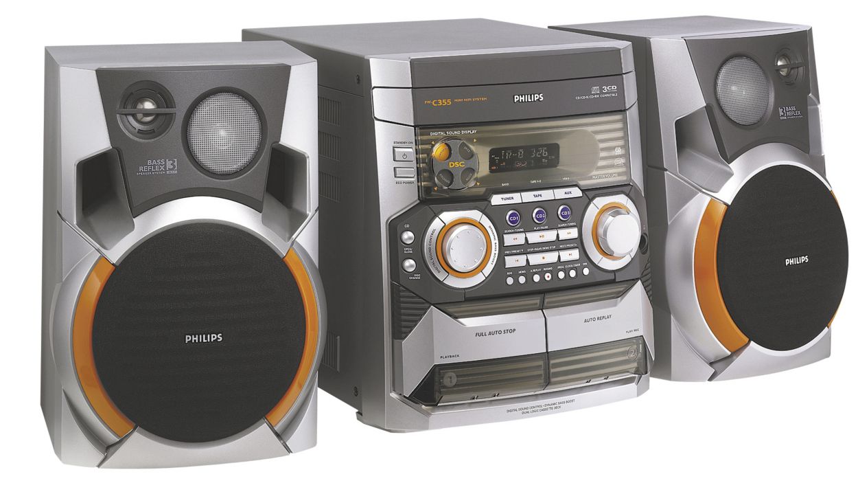  Mini  Audio  System  FW C355 22 Philips