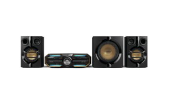 Minichaîne hi-fi Bluetooth® et NFC