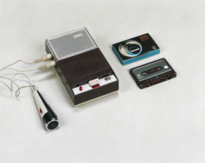 First Philips cassette recorder, 1963