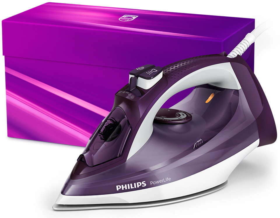 PowerLife Fer vapeur GC299535 | Philips PHILIPS Powerlife GC299535 Fer à repasser SteamGlide Calc