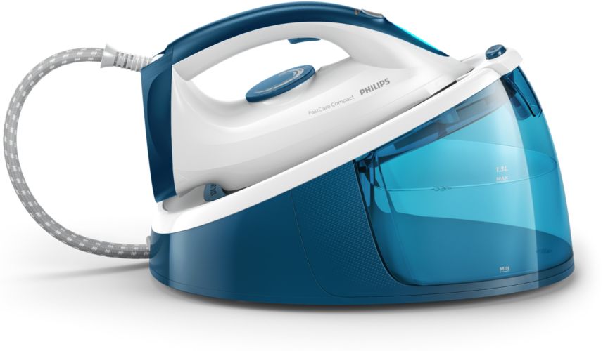 Fast ironing with 2 times more steam *