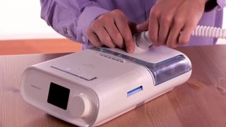 Limpeza do DreamStation da Philips