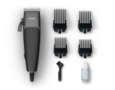 using philips trimmer for hair cut