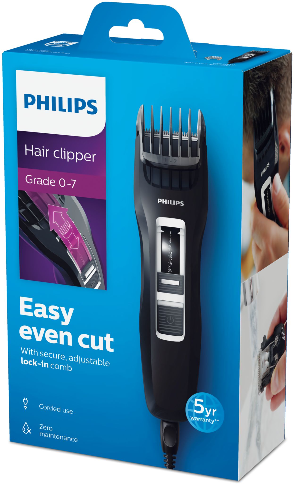 Image result for Philips Series 3000 Hair Clipper (HC3410/13)