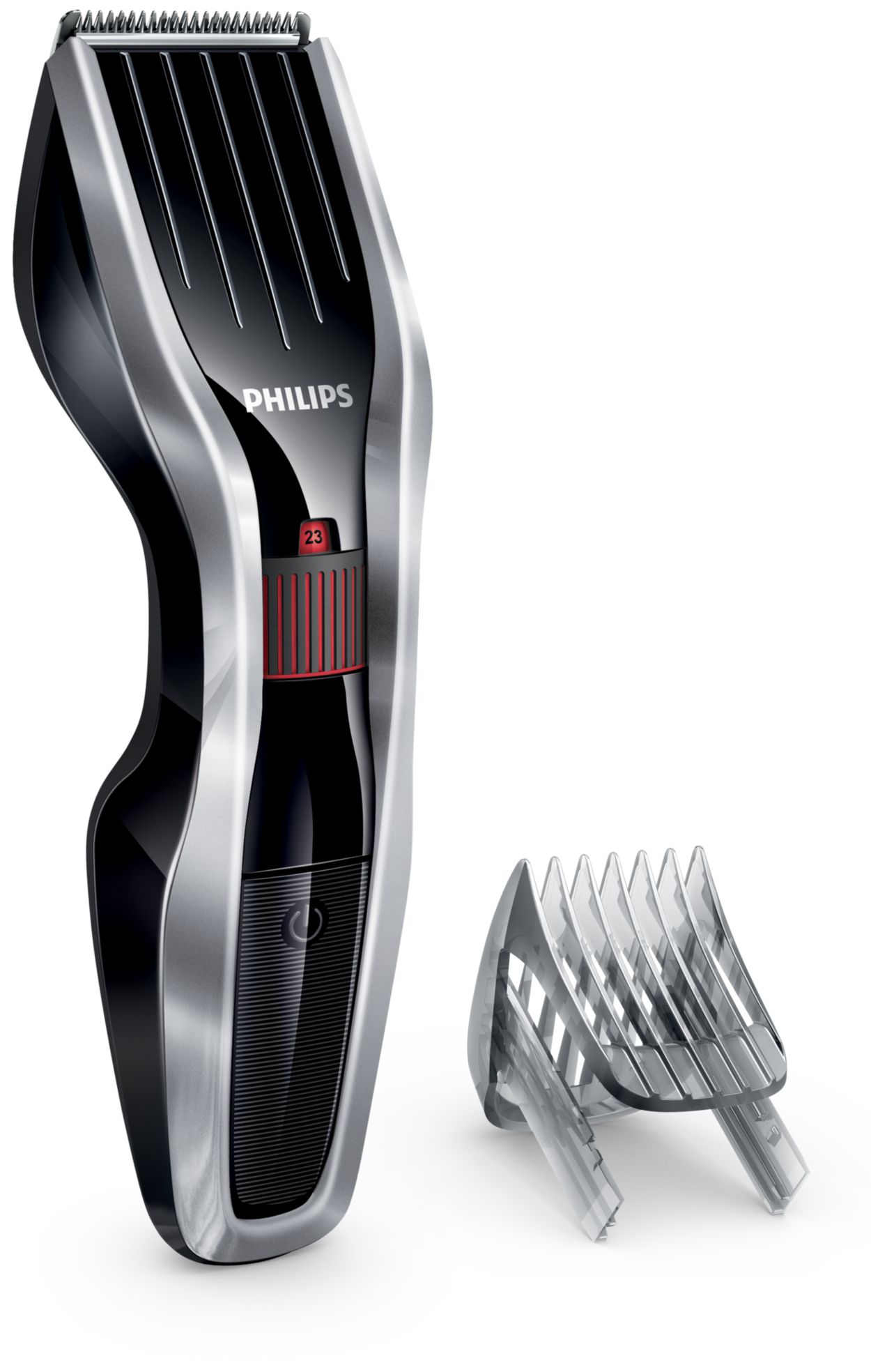 Philips Hairclipper series 5000 Hair clipper HC5440/15 Stainless steel  blades 24 length settings 75mins cordless use/8h charge with DualCut  Technology