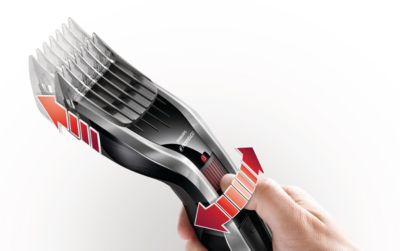 philips series 5000 hair clipper with titanium blades including beard and hair combs