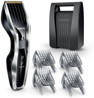 philips series 5000 hair clipper with titanium blades including beard and hair combs