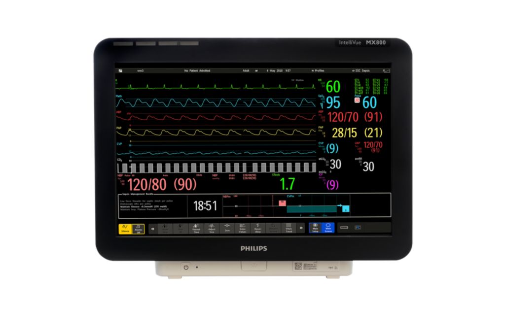 IntelliVue Monitor de paciente al lado de la cama