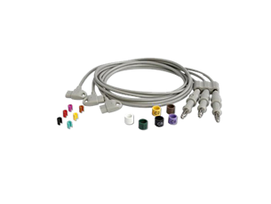 Long Chest Lead Set Diagnostic ECG Patient Cables and Leads