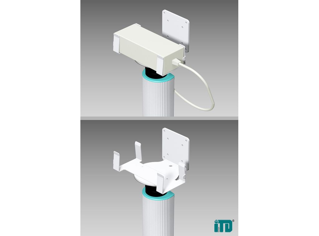 Power supply holder for Philips IntelliVue MP 90 monitor M8033A