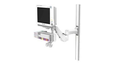 IntelliVue MP60/70: VHM™ with 8"/20.3 cm Extension Wall Mounting Kit