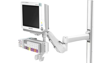IntelliVue MP60/70: VHM™ with 14"/35.6 cm Extension Wall Mounting