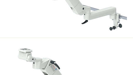 Height adjustable arm with extension
