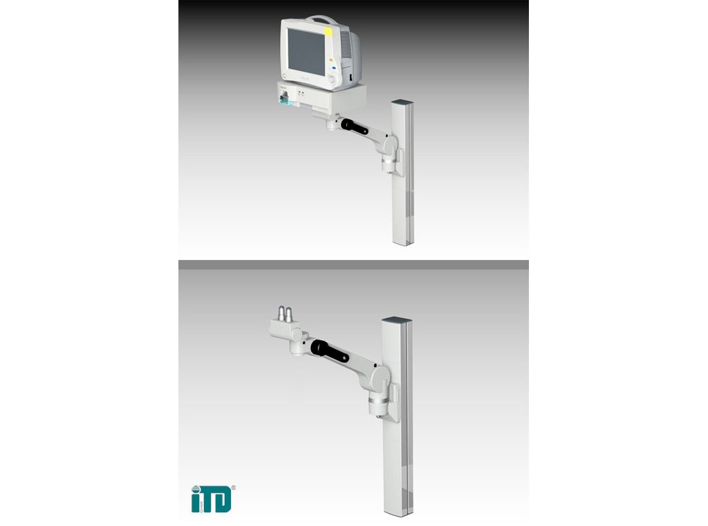 Gas pressure spring-jointed arm for ITD support extrusion (ITD part no. ZV 9624.1)