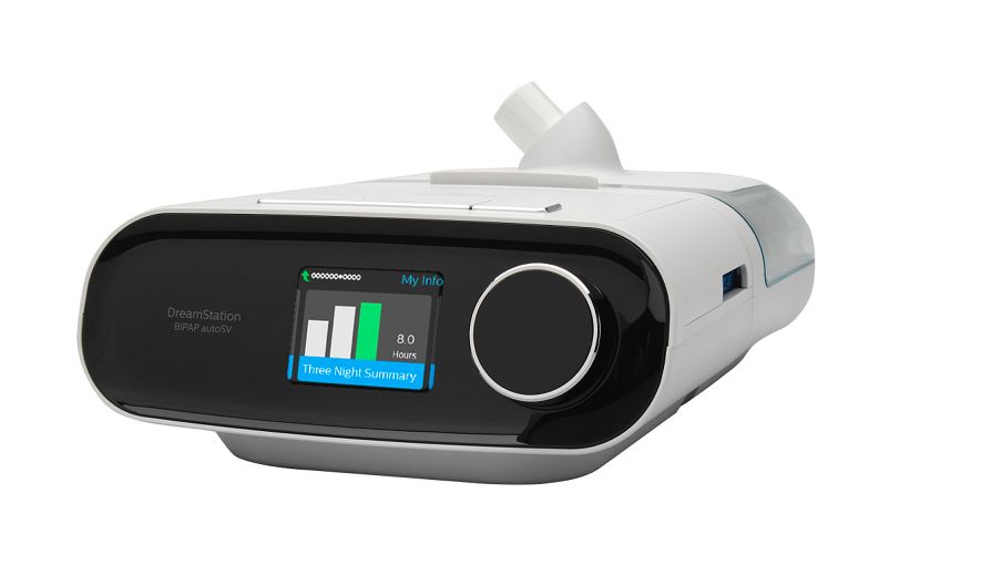 DreamStation Philips Respironics em ambiente de cuidado com paciente em ventilação não invasiva
