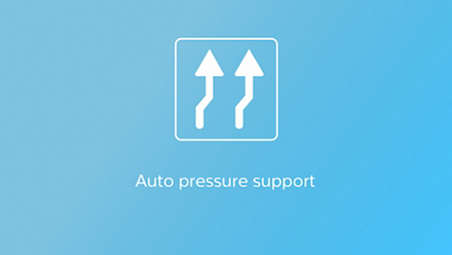Auto pressure support to stabilise periodic breathing