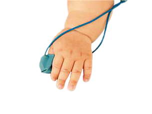 Sensor de dedo para oximetría tipo guante reutilizable para niños Sensor