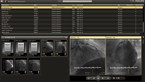 Xcelera Cardiology Enterprise viewer