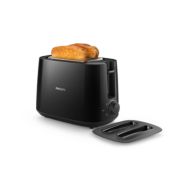Philips Daily Collection Toaster HD2582/90 8 settings Integrated bun warming rack Compact design Dust cover