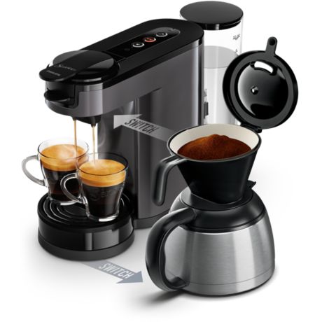 HD6591/20CO SENSEO® Switch Pad- und Filterkaffeemaschine