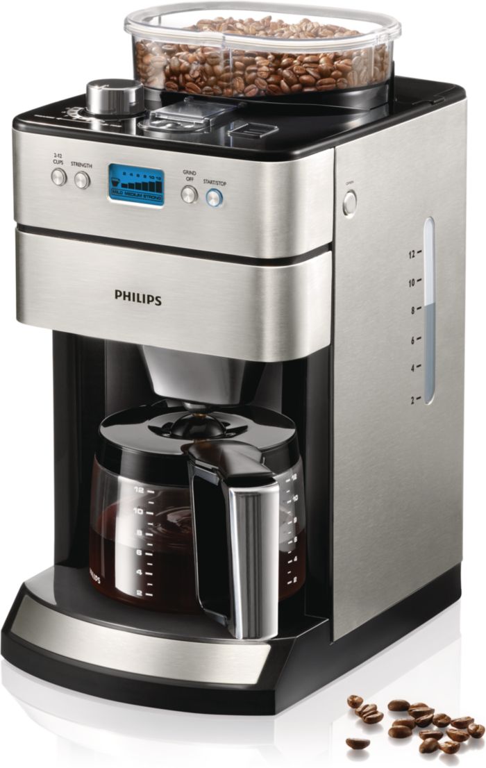 Grind & Brew Kaffeemaschine HD7740/00 Philips