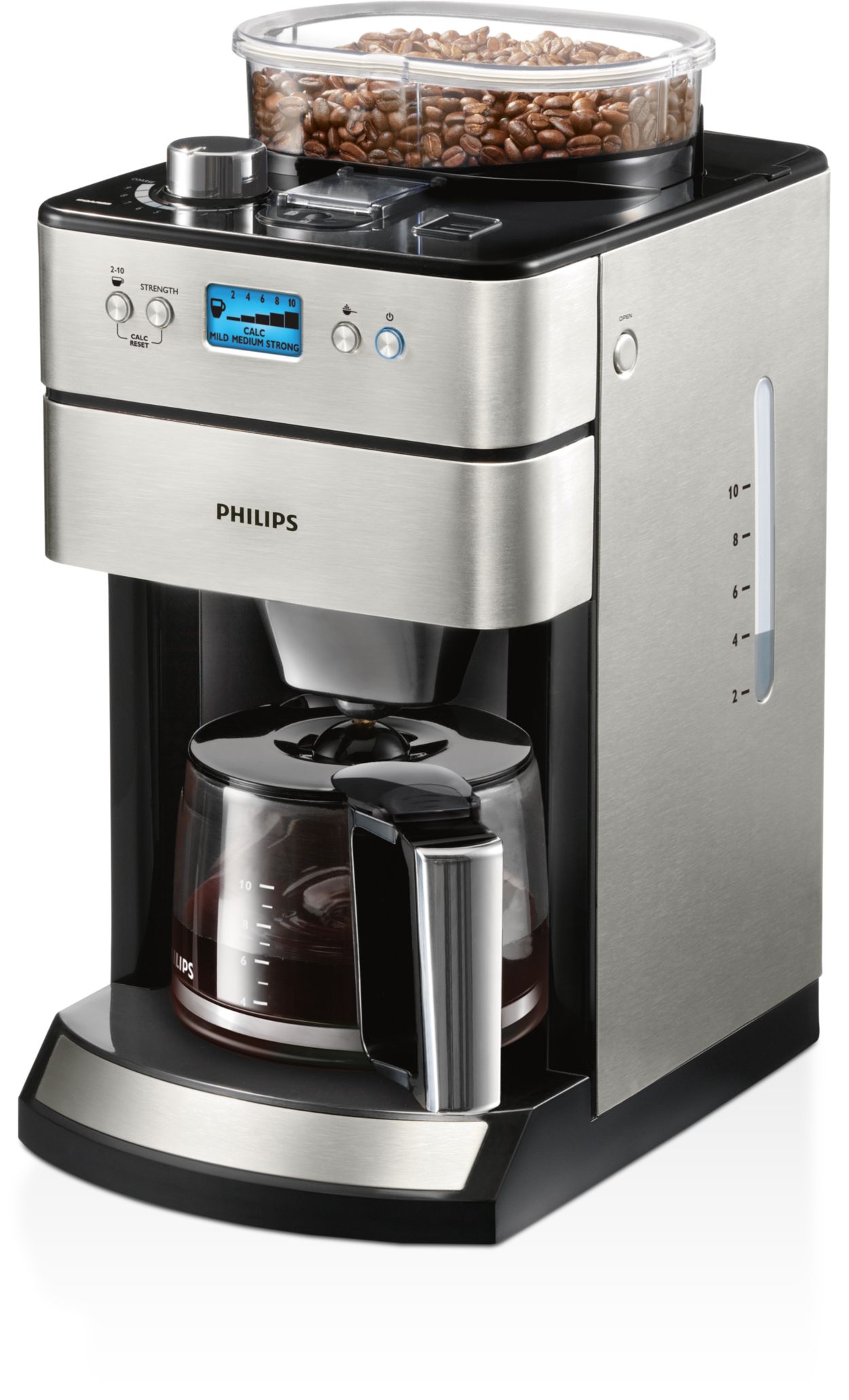 Grind & Brew Kaffeemaschine HD7751/00 Philips