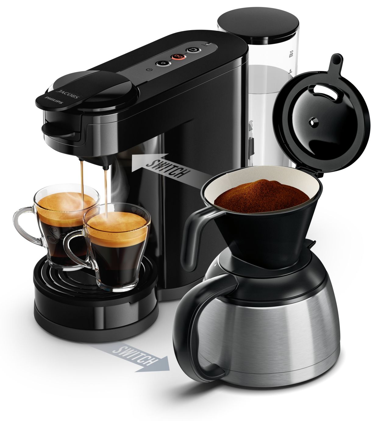 Pad Und Filterkaffeemaschine Hd72 64 Philips