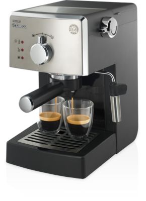 Philips Cafetera espresso manual con espumador de leche clásico HD8425/11