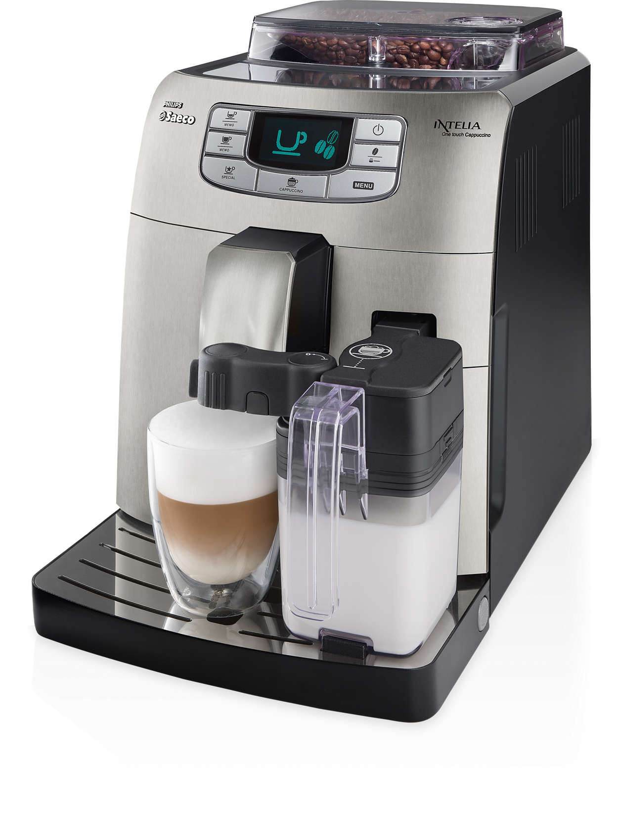 Intelia Super-automatic espresso machine HD8753/83 | Saeco