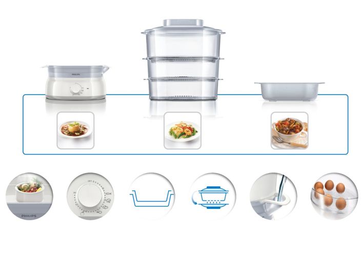 Pure taste of steamed food