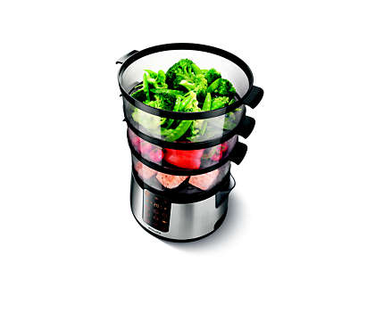 Avance Collection Cuiseur Vapeur HD919030 | Philips Philips HD919030 Cuit Vapeur Avance Aluminium Brossé 2000 W