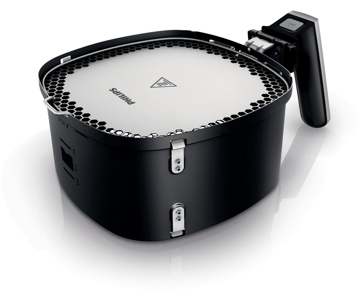 Philips Grillpanaccessoire voor Airfryer Viva Collection - Grillen met minder vet - Geoptimaliseerd oppervlak - Antiaanbaklaag - Kortere baktijd - Voedsel er eenvoudig uit halen - HD9910/20