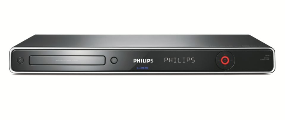 La base de datos Compañero práctico Grabador de DVD/disco duro HDR3800/31 | Philips