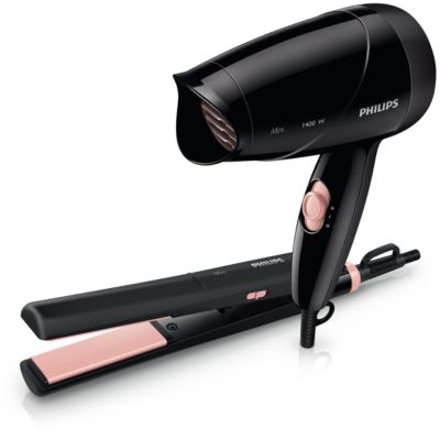 philips straightener and hair dryer
