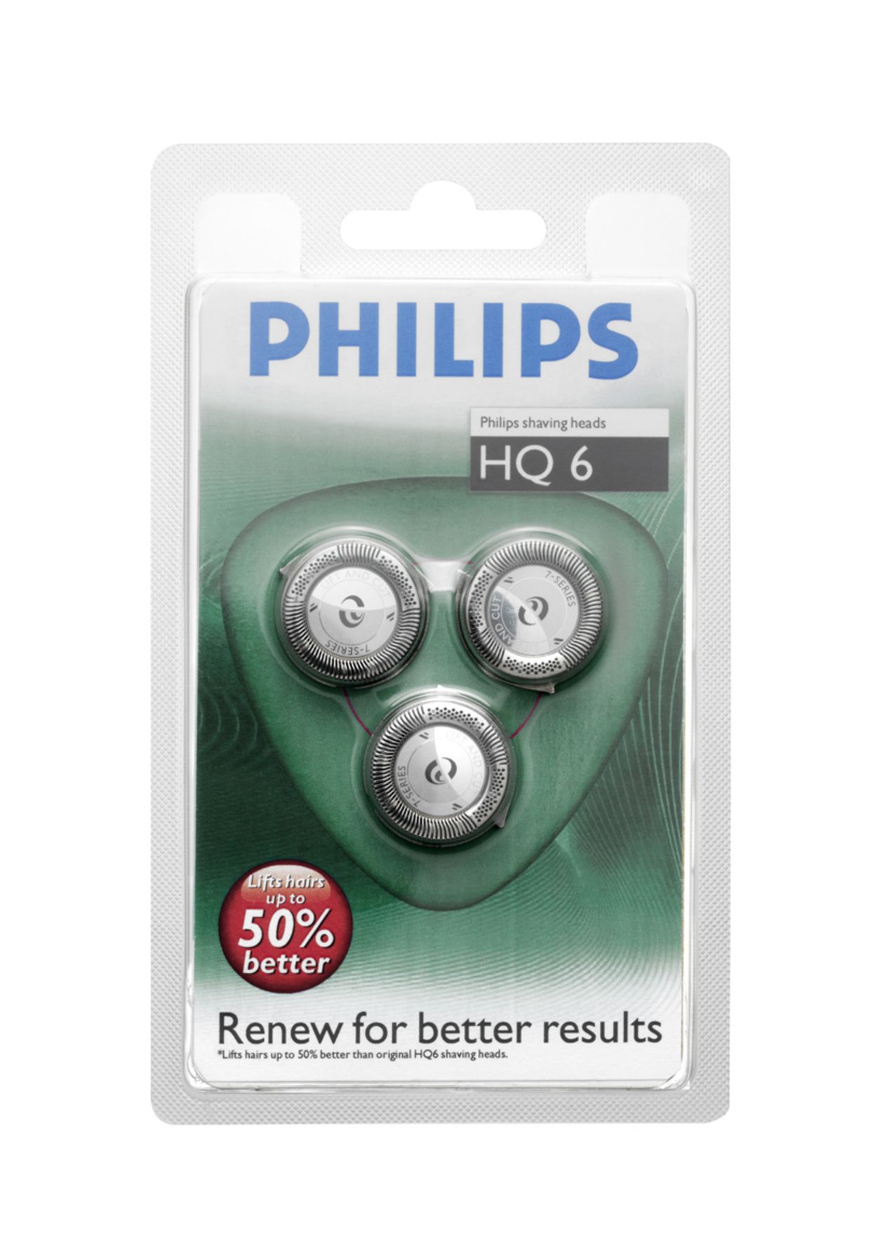 3 Têtes De Rasage Philips HQ6 Quadra – Neuves – Compatibles HQ74, HQ76, HQ78